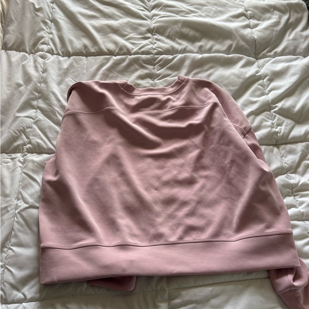 lululemon Perfectly Oversized Cropped Crew Softstreme - Picture 3 of 3